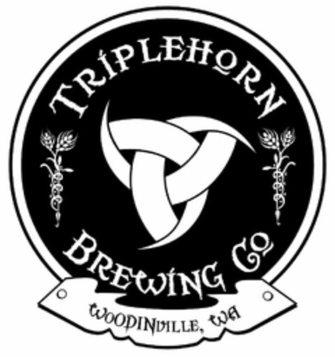 TRIPLEHORN BREWING CO WOODINVILLE, WA Logo (USPTO, 16.06.2014)