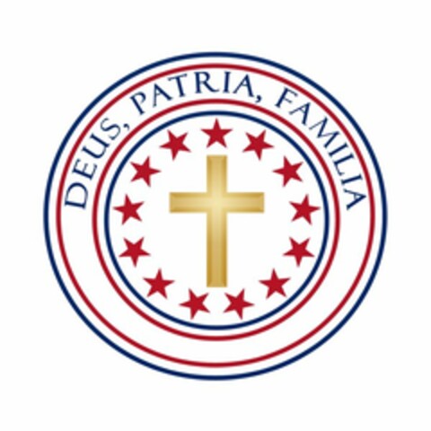 DEUS, PATRIA, FAMILIA Logo (USPTO, 30.06.2014)