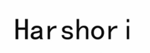 HARSHORI Logo (USPTO, 04/20/2015)