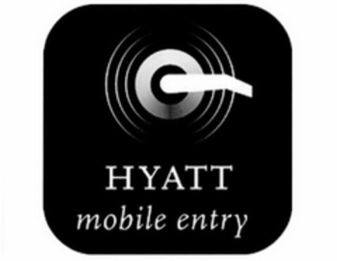 HYATT MOBILE ENTRY Logo (USPTO, 05/05/2015)