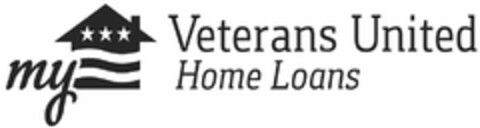 MY VETERANS UNITED HOME LOANS Logo (USPTO, 22.02.2016)