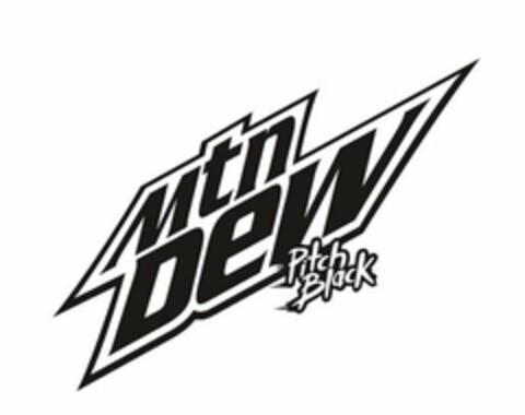 MTN DEW PITCH BLACK Logo (USPTO, 19.04.2016)