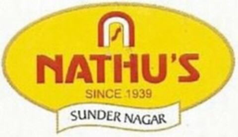 NATHU'S SINCE 1939 SUNDER NAGAR Logo (USPTO, 12/14/2016)