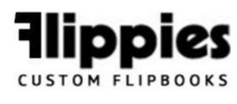 FLIPPIES CUSTOM FLIPBOOKS Logo (USPTO, 25.05.2017)