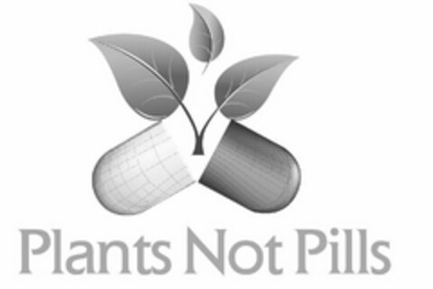 PLANTS NOT PILLS Logo (USPTO, 23.10.2017)