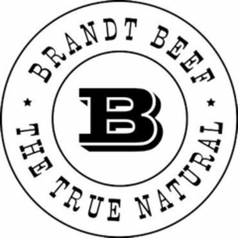 B BRANDT BEEF * THE TRUE NATURAL * Logo (USPTO, 13.12.2017)