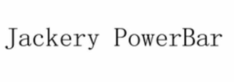 JACKERY POWERBAR Logo (USPTO, 28.08.2018)