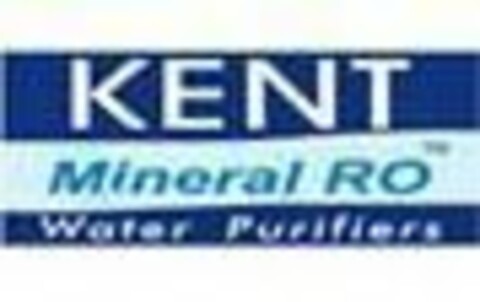 KENT MINERAL RO WATER PURIFIERS Logo (USPTO, 05.02.2019)