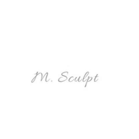 M. SCULPT Logo (USPTO, 22.03.2019)