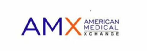 AMX AMERICAN MEDICAL XCHANGE Logo (USPTO, 05/22/2019)