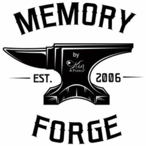 MEMORY FORGE EST. 2006 BY KIN & PEBBLE Logo (USPTO, 03/30/2020)