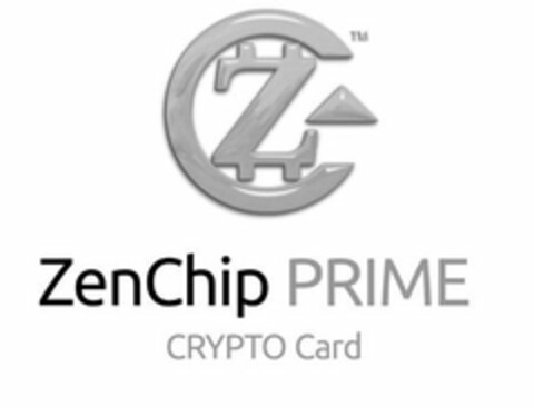 ZC ZENCHIP PRIME CRYPTO CARD Logo (USPTO, 21.08.2020)