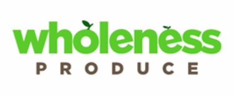 WHOLENESS PRODUCE Logo (USPTO, 09/07/2020)