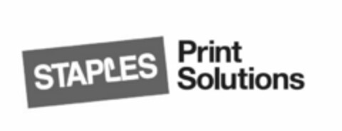 STAPLES PRINT SOLUTIONS Logo (USPTO, 20.02.2009)