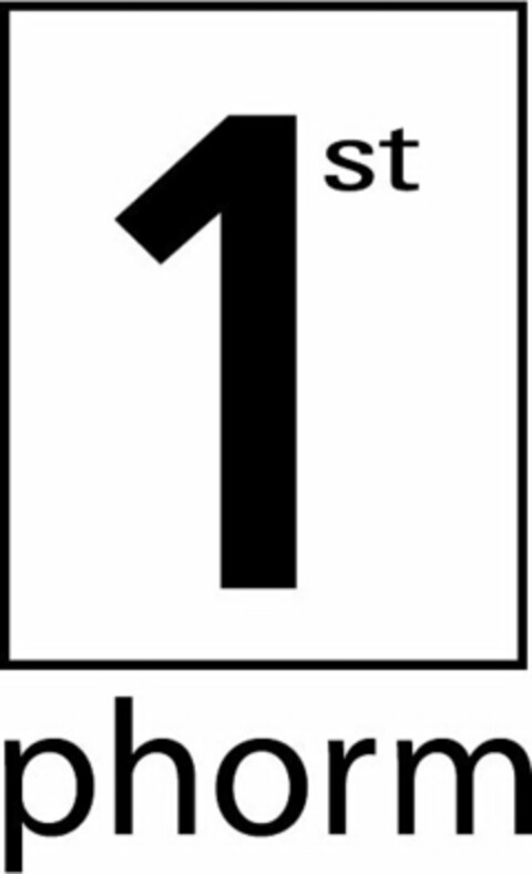 1ST PHORM Logo (USPTO, 14.05.2009)