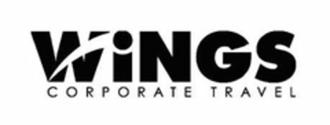 WINGS CORPORATE TRAVEL Logo (USPTO, 25.06.2009)