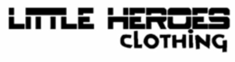 LITTLE HEROES CLOTHING Logo (USPTO, 07.01.2010)