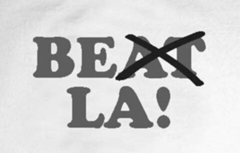 BEAT X LA! Logo (USPTO, 05.03.2010)