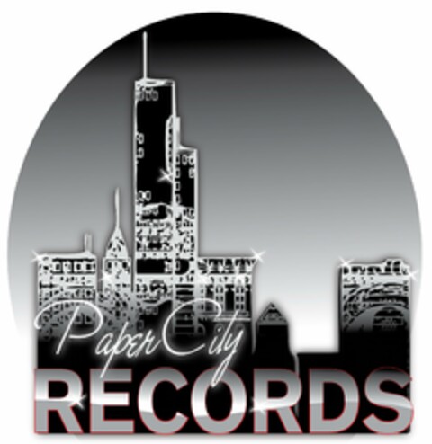 PAPERCITY RECORDS Logo (USPTO, 08/10/2010)