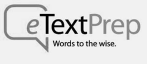 ETEXTPREP WORDS TO THE WISE. Logo (USPTO, 08/13/2010)