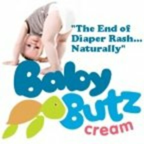 "BABY BUTZ CREAM, THE END OF DIAPER RASH...NATURALLY" Logo (USPTO, 25.05.2012)