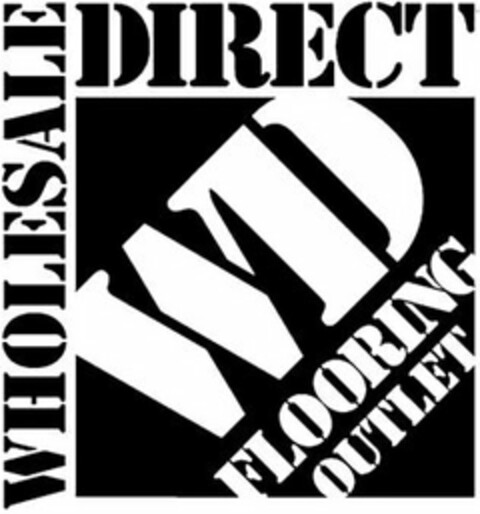 WHOLESALE DIRECT WD FLOORING OUTLET Logo (USPTO, 24.08.2012)