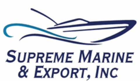 SUPREME MARINE & EXPORT, INC. Logo (USPTO, 06/26/2013)