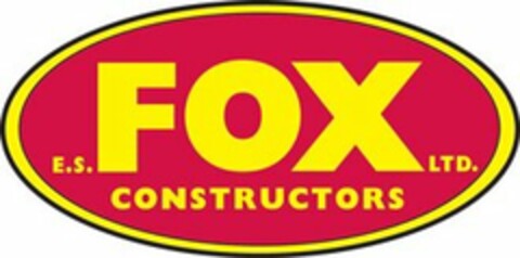 E.S. FOX LTD. CONSTRUCTORS Logo (USPTO, 07/17/2013)