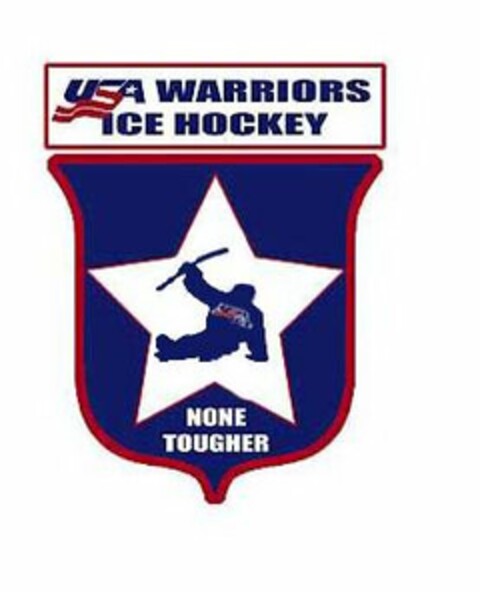 USA WARRIORS ICE HOCKEY NONE TOUGHER Logo (USPTO, 13.01.2014)