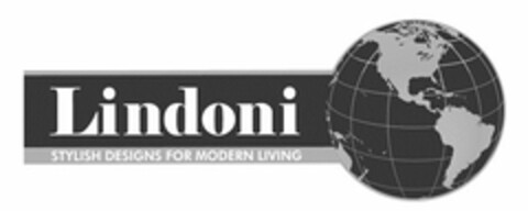 LINDONI STYLISH DESIGNS FOR MODERN LIVING Logo (USPTO, 17.04.2014)