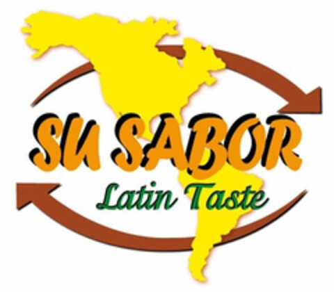 SU SABOR LATIN TASTE Logo (USPTO, 09.06.2014)