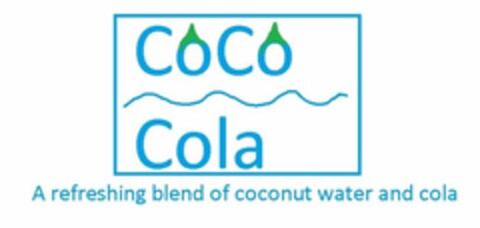 COCO COLA A REFRESHING BLEND OF COCONUT WATER AND COLA Logo (USPTO, 16.06.2014)