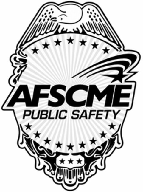 AFSCME PUBLIC SAFETY Logo (USPTO, 06/26/2014)