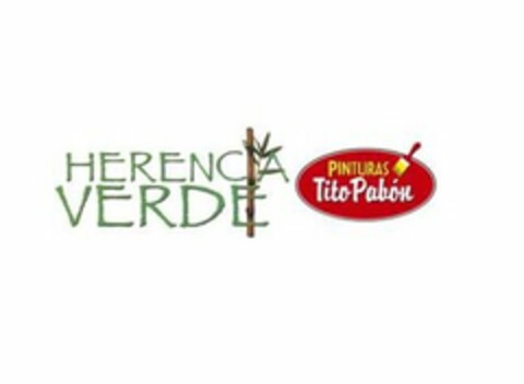 HERENCIA VERDE PINTURAS TITO PABON Logo (USPTO, 10/10/2014)