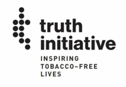 T TRUTH INITIATIVE INSPIRING TOBACCO-FREE LIVES Logo (USPTO, 11.03.2015)