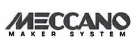 MECCANO MAKER SYSTEM Logo (USPTO, 06/01/2015)