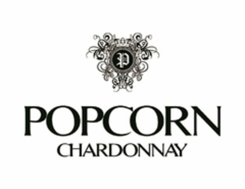 P POPCORN CHARDONNAY Logo (USPTO, 01.12.2015)