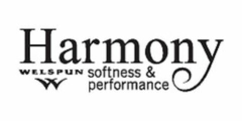 HARMONY SOFTNESS & PERFORMANCE WELSPUN W Logo (USPTO, 03.03.2016)