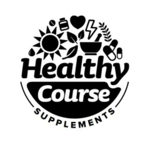 HEALTHY COURSE SUPPLEMENTS Logo (USPTO, 06.06.2016)