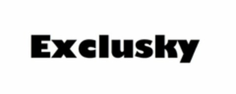 EXCLUSKY Logo (USPTO, 21.08.2016)