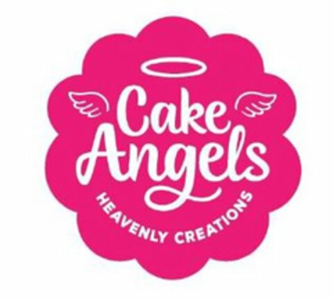 CAKE ANGELS HEAVENLY CREATIONS Logo (USPTO, 12/09/2016)