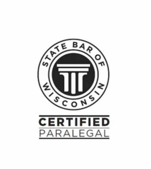 STATE BAR OF WISCONSIN CERTIFIED PARALEGAL Logo (USPTO, 04/27/2017)