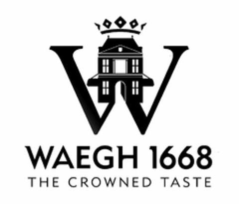 W WAEGH 1668 THE CROWNED TASTE Logo (USPTO, 23.08.2017)