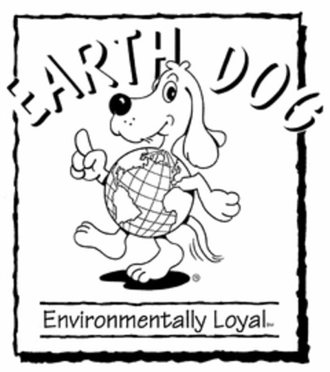 EARTH DOG ENVIRONMENTALLY LOYAL Logo (USPTO, 09/06/2017)