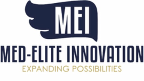 MEI MED-ELITE INNOVATION EXPANDING POSSIBILITIES Logo (USPTO, 07.09.2017)