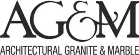 AG&M ARCHITECTURAL GRANITE & MARBLE Logo (USPTO, 26.07.2018)