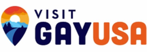 VISIT GAY USA Logo (USPTO, 08/30/2018)