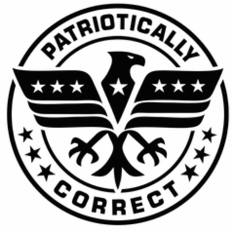 PATRIOTICALLY CORRECT Logo (USPTO, 02/14/2019)