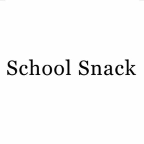 SCHOOL SNACK Logo (USPTO, 18.06.2019)