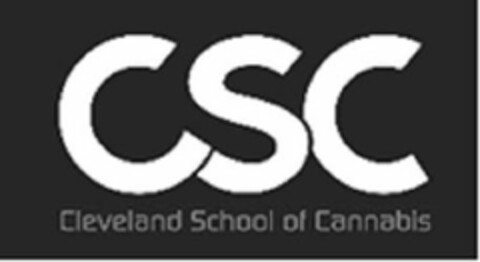 CSC CLEVELAND SCHOOL OF CANNABIS Logo (USPTO, 08.07.2019)